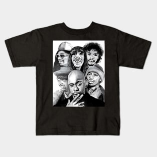 Dave Chappelle Many Face Edition Kids T-Shirt